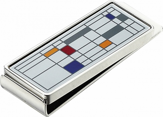 Visol Polychrome Stainless Steel Money Clip