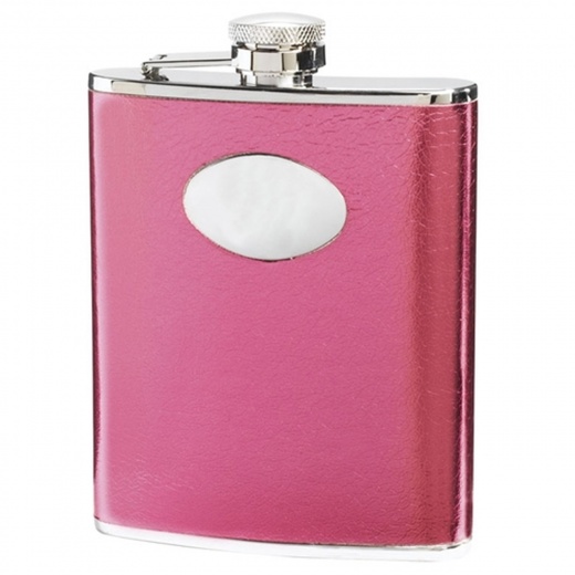 Visol Lydia Hot Pink Hip Flask
