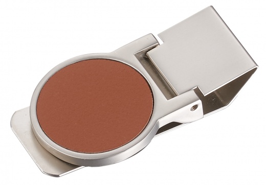 Visol Fio Chrome Matte Finish Hinged Money Clip