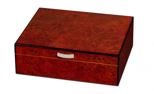 Visol Cedrik Polished Burl Finish Humidor