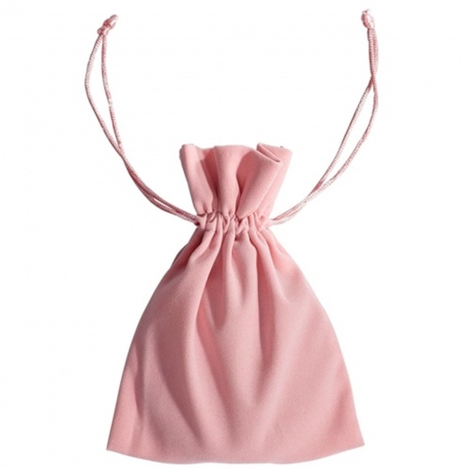 Visol Pink Velvet Pouch for 4 Oz Flasks