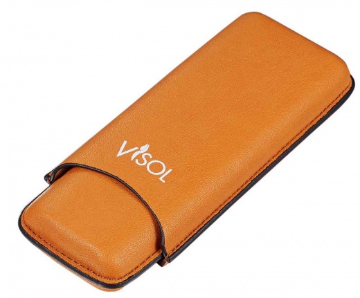 Visol Dakota Tan 60 Ring Gauge Cigar Case