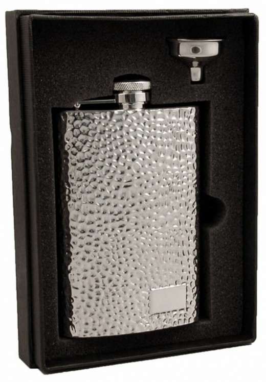 Visol Golfer 8 Oz Stainless Steel Flask Gift Set