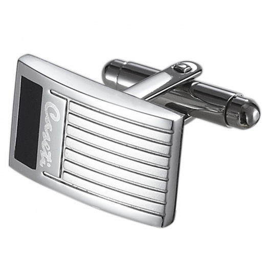 Caseti Si Black and Gray Cuff Links