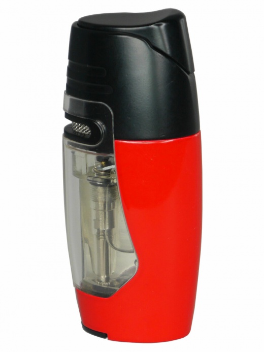 Visol Lowell Red Single Torch Cigar Lighter