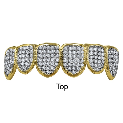Wholesale Hip Hop Cz Grillz - Iced Out Teeth Grillz by Watches International