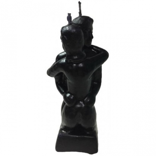 Erotic Couple Candle : Black