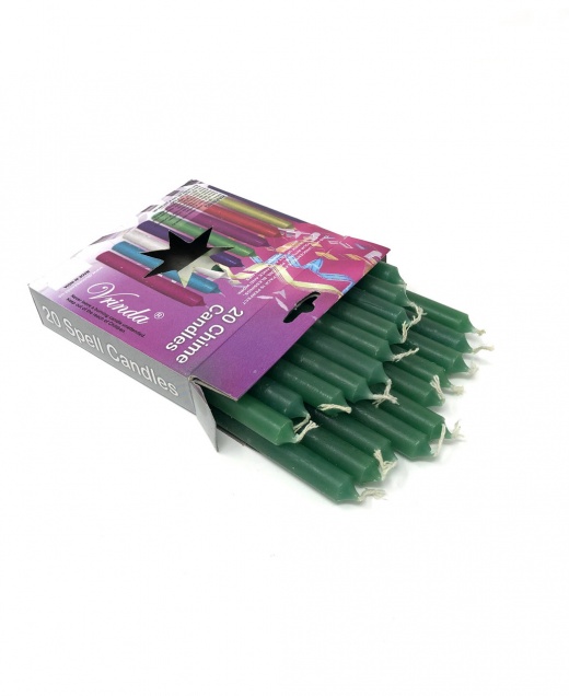 Box of 20 Green Chime Candles