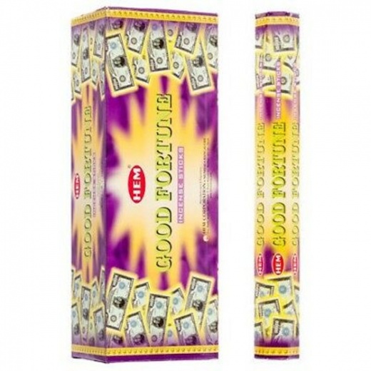 Good Fortune Hem Incense - Hexa Style Hem Incense Sticks (120 Sticks)