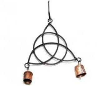 Windchime Triquetra 11"h - Harmonize Your Space with Iron Decor