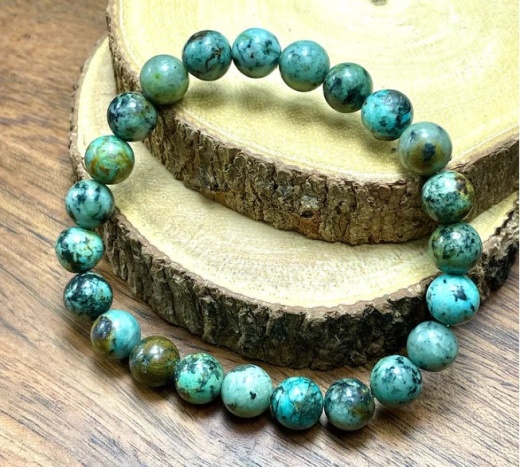 Bracelet 8Mm - African Turquoise