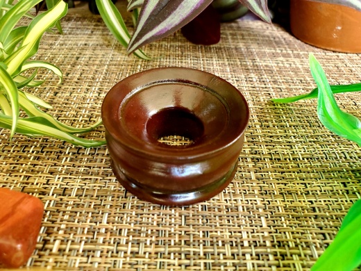 Sphere Wood Stand Base - 2 Inches Wide for Spheres 50-75 MM