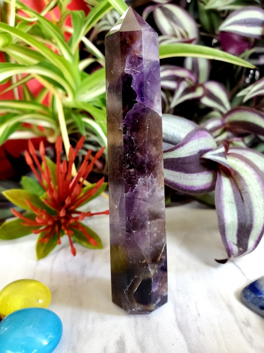 Amethyst Obelisk 4-5 Inches - A Unique Energy Healing Tool