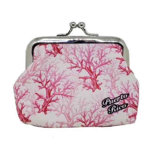 Puerto Rico Coin Purse Coral (Monedero)