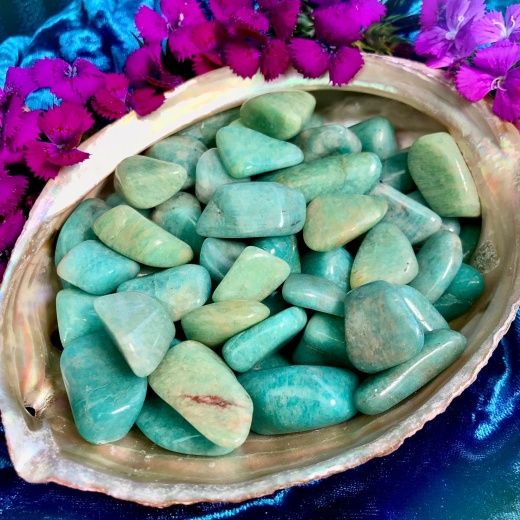 Tumbled Pebbles Stone - Amazonite Quality