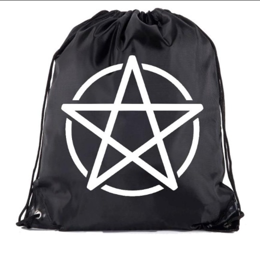 Pentagram #2 Drawstring Bag