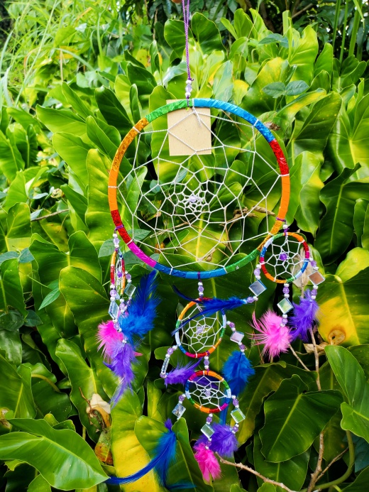 Handmade Dream Catcher Mirror - Multi Color