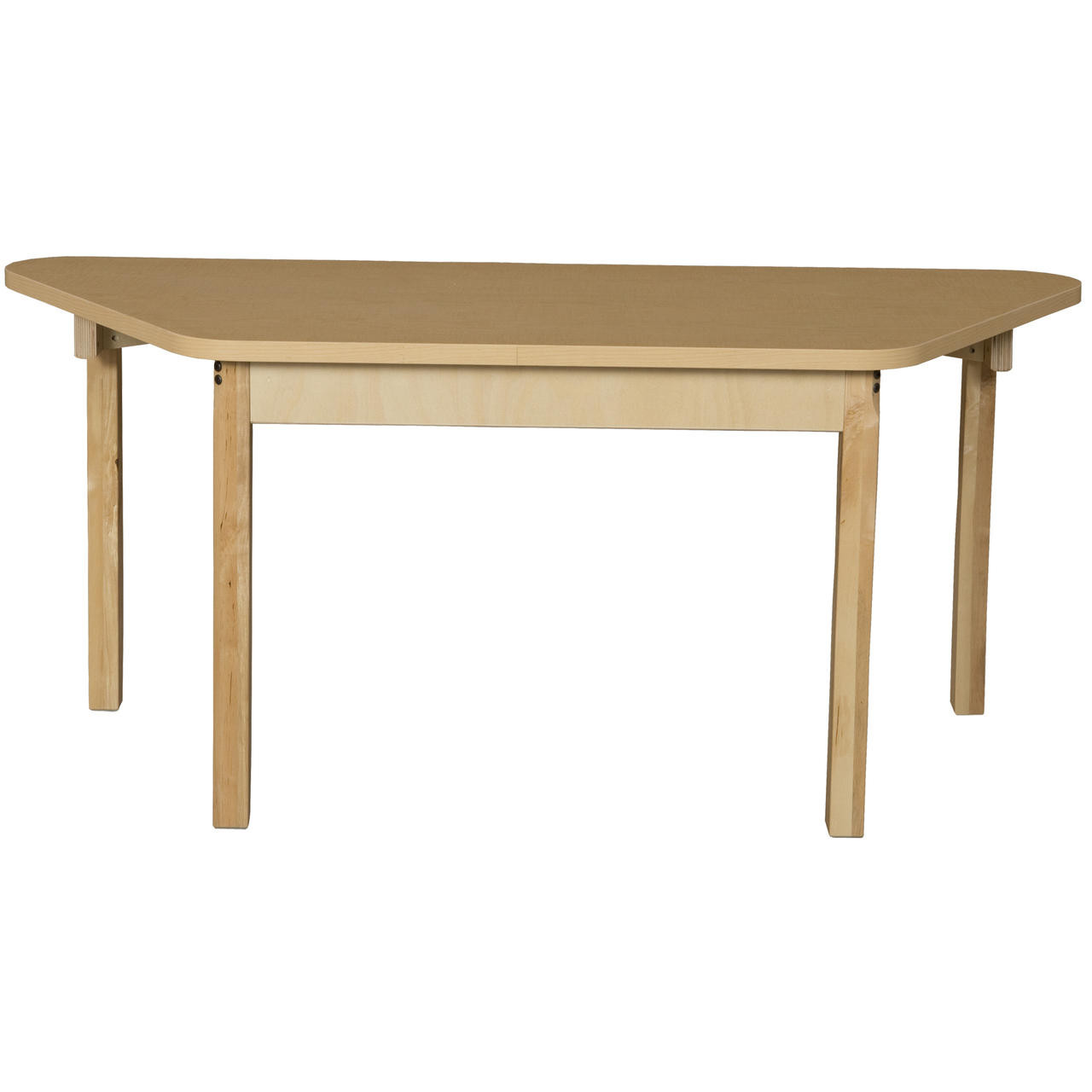 Wood Designs HPL3060TRPZ29 Trapezoidal High Pressure Laminate Table with Hardwood Legs44; 29 in.