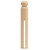 Wood Doll Clothespin, Round, 3-3/4", Straight Bottom