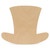 Wood Leprechaun Hat Extra Large, 16" X 13"