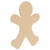 Gingerbread Man Cutout Jumbo 18"L X 14"w