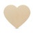 10" Heart Wooden Cutout, 10" X 9" X 1/4"