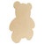 12" Wood Teddy Bear Cutout, 12" X 9.75" X 1/4"