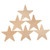 3/4" Wooden Star Cutout, 3/16" Thick