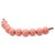 1/2" Pink Wooden Bead, With 5/32" Hole