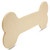 12" Wood Dog Bone Cutout, 12" X 4-3/8" X 1/4"