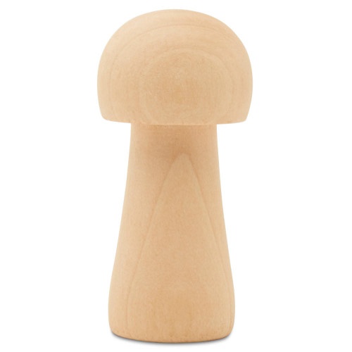 2-1/2" Wood Mushroom