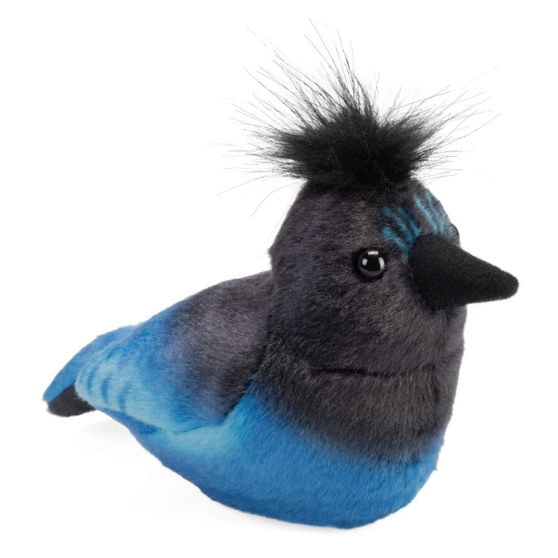 Audubon Birds Steller's Jay Stuffed Animal – 5.5-Inch