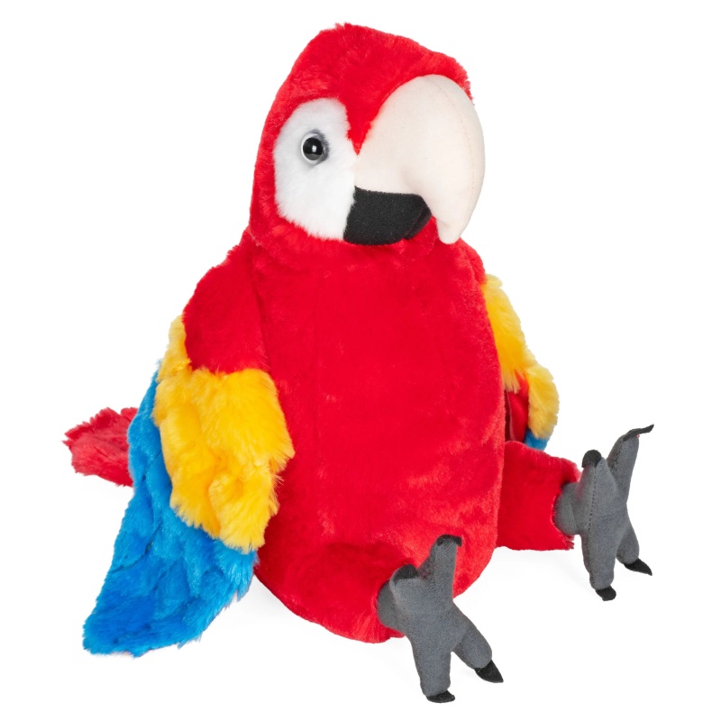 Cuddlekins Scarlet Macaw Stuffed Animal - 12"