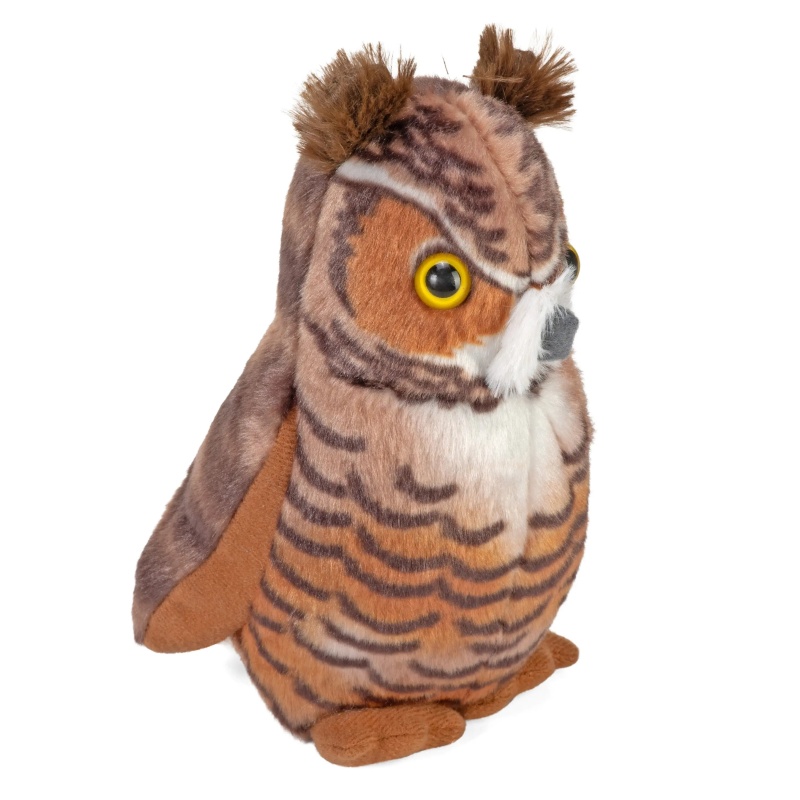 Audubon Birds Great Horned Owl Stuffed Animal