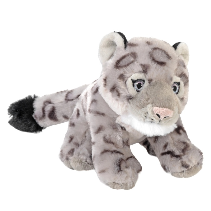Cuddlekins Eco Snow Leopard Cub Stuffed Animal - 8"