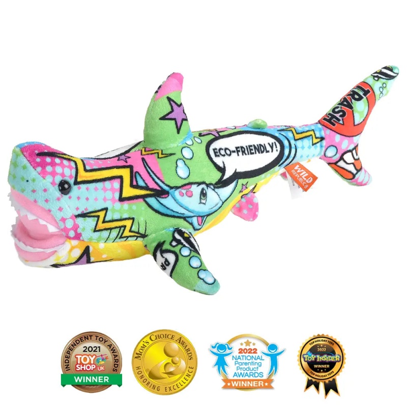 Message From The Planet Shark Stuffed Animal - 12"