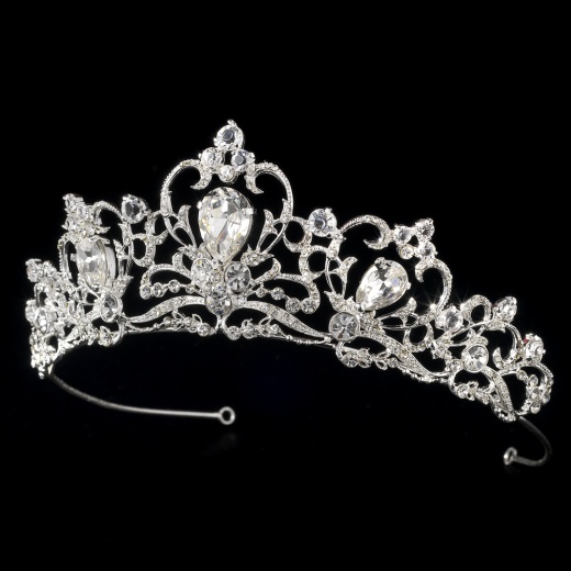 Ilver Plated Bridal Tiara - Perfect Wedding Accessory