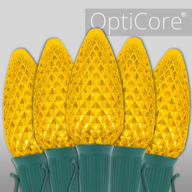 C9 Gold Opticore Commercial LED Christmas Lights