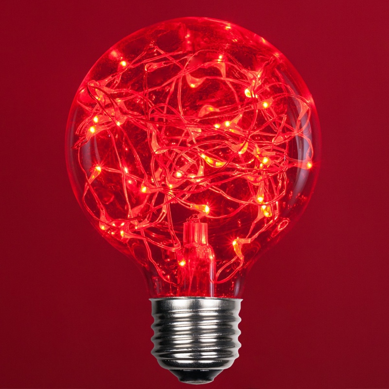 G80 Red LEDimagine Fairy Light Bulbs