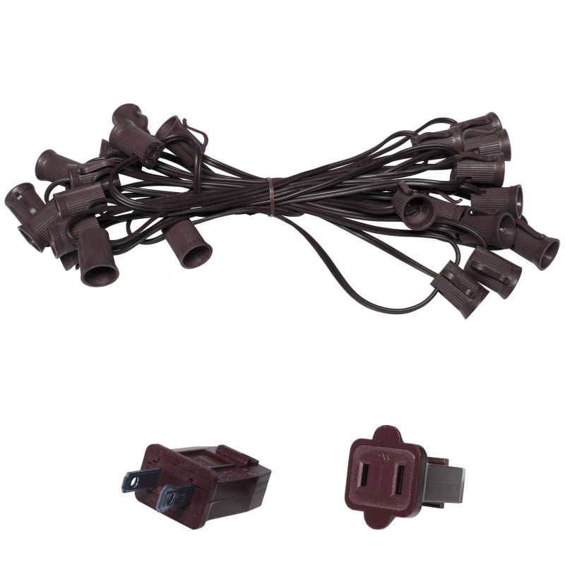 E17 - Intermediate Light Stringer, Brown Wire