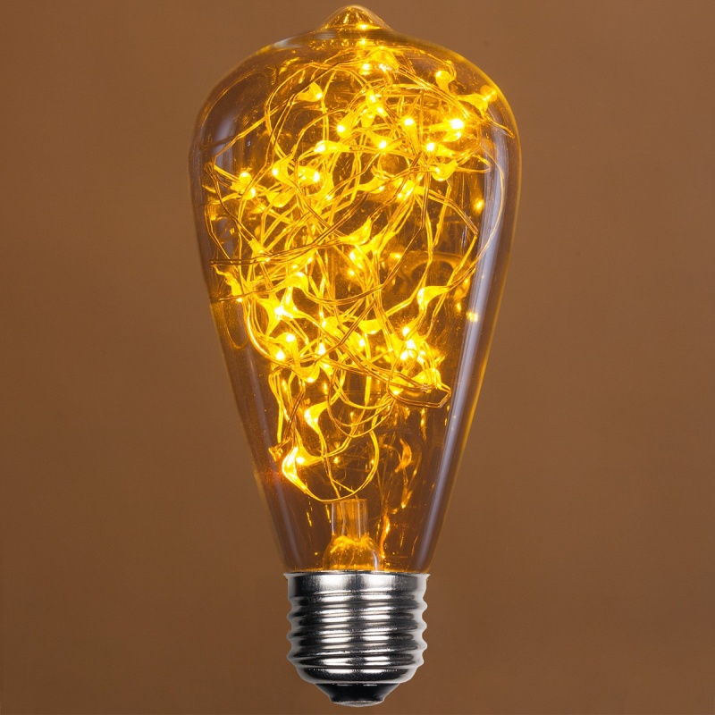 ST64 Gold LEDimagine Fairy Light Bulbs