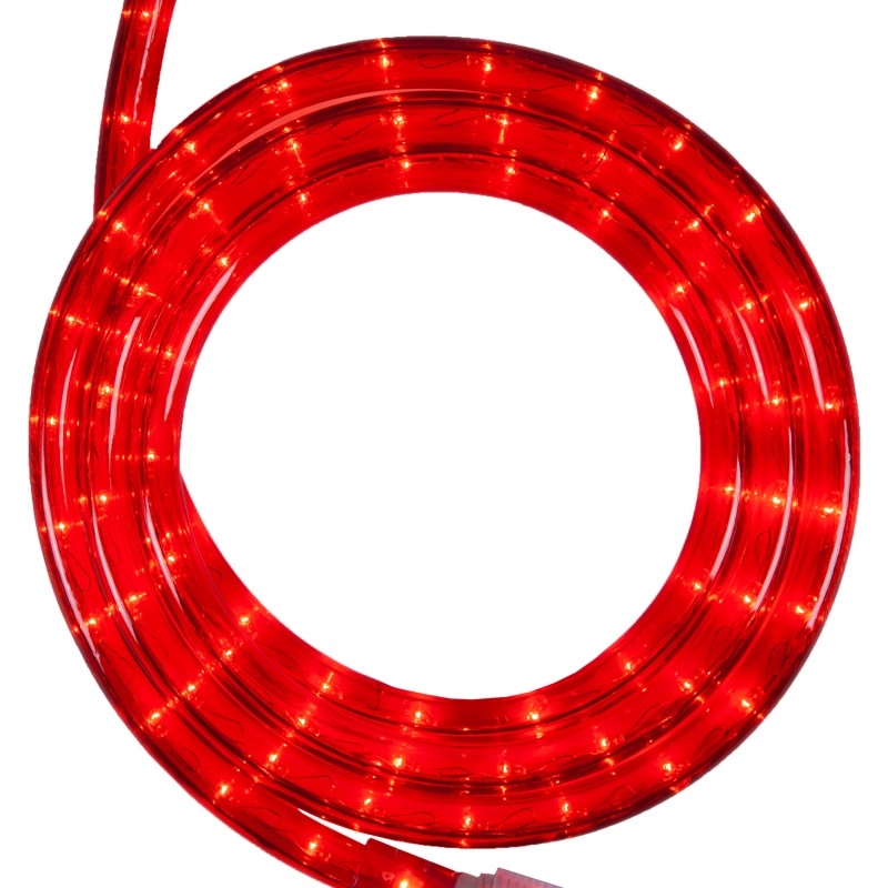 Red Rope Light, 18 Ft
