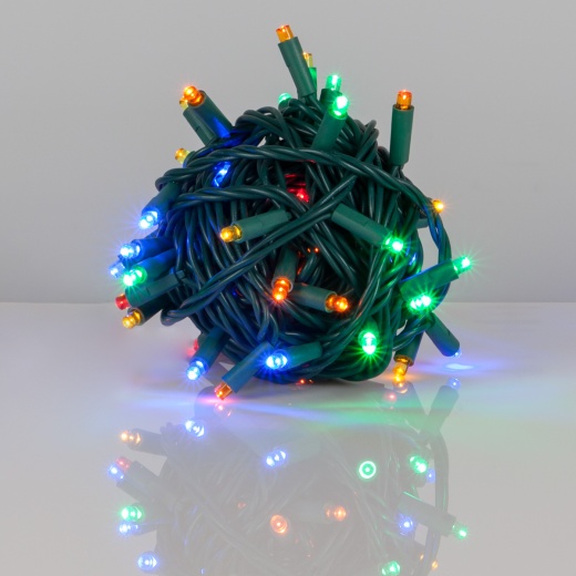 Kringle Traditions 5Mm Multicolor Led Christmas Lights
