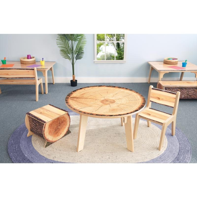 Nature View Live Edge Small Log Bench 12h