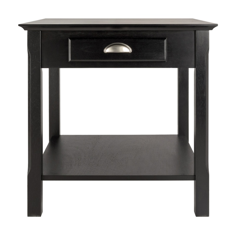 Winsome Wood Timber Accent Table, Black