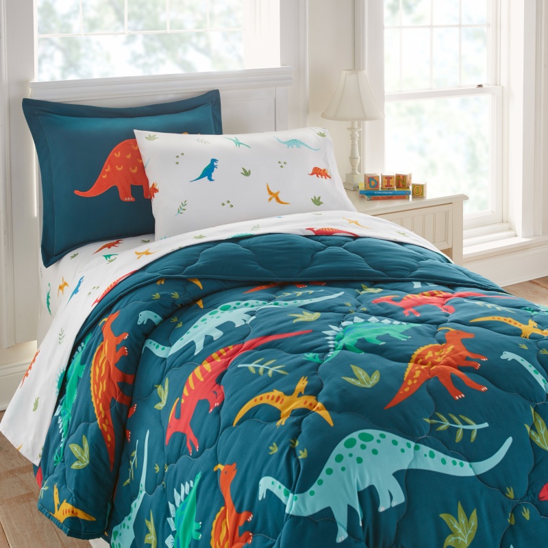 Buy Wildkin Jurassic Dinosaurs 5 Pc Microfiber Bed In A Bag - Twin Online