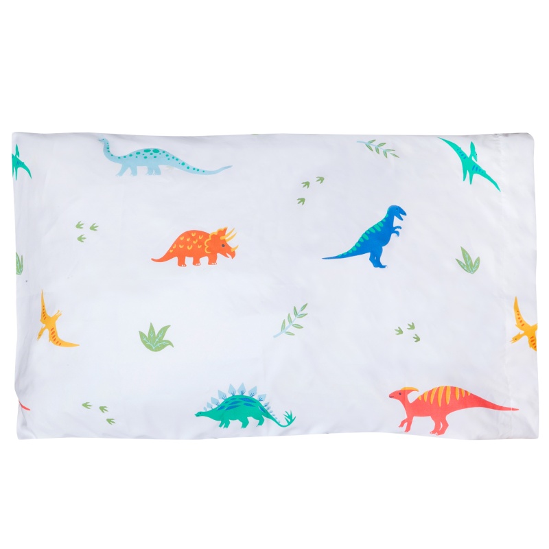 Jurassic Dinosaurs Microfiber Pillow Case - Standard