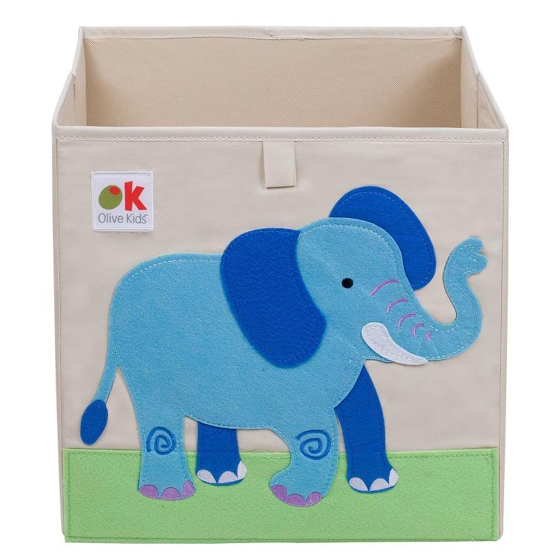 Elephant 13" Storage Cube