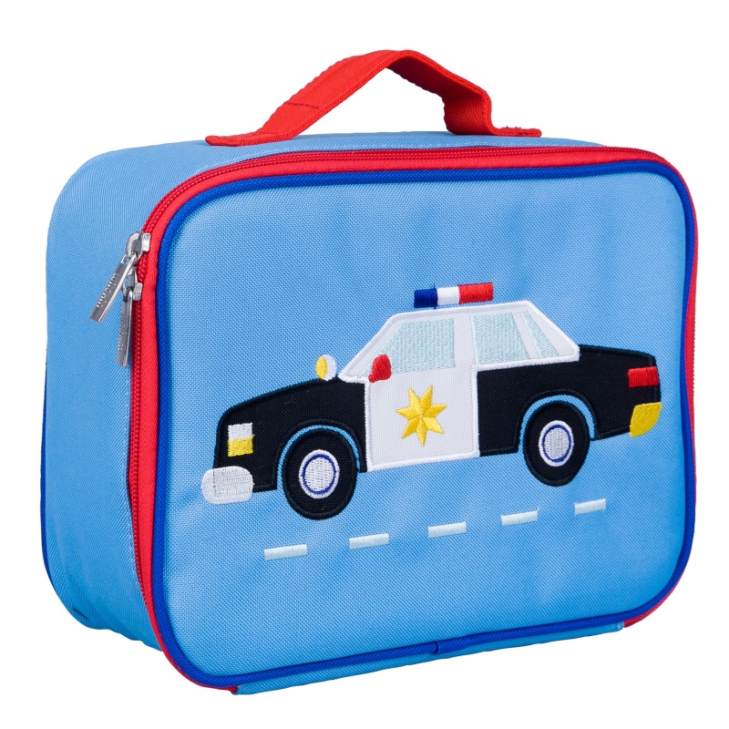 Police Car Embroidered Lunch Box