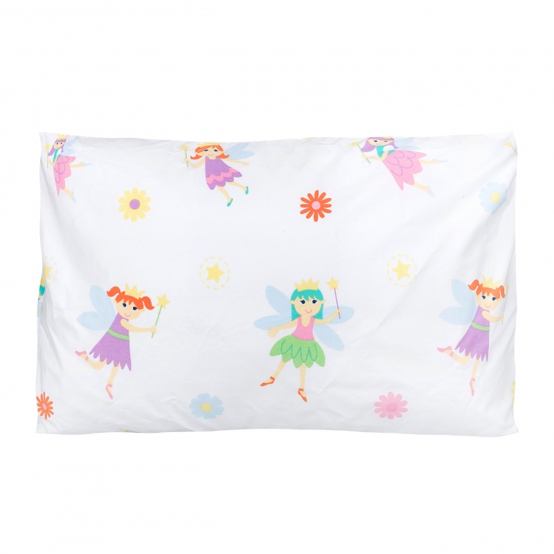 Fairy Princess 100% Cotton Hypoallergenic Toddler Pillow Case